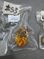 Large 27.7 Carat Citrine Gemstone (laser treated to enhance colour) & 22 Carats of Citrine Gemstones - 3