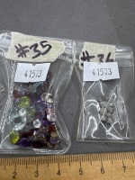 50 Carats Various Mixed Gemstones + 3 Carats Uncut Rough Diamonds