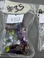 50 Carats Various Mixed Gemstones + 3 Carats Uncut Rough Diamonds - 2