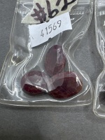 20 + 18 Carats of Ruby Gemstones - 2