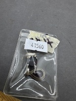 2 Sterling Silver Pendants with Garnet Gemstones - 3