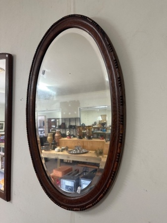 Antique Wooden Mirror