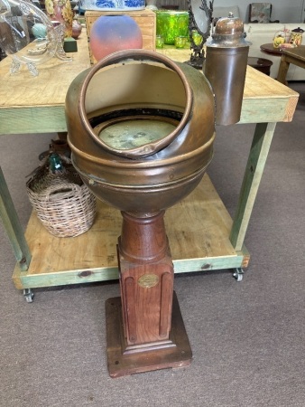 Solver & Svarrer Iverc. Wellbach & Co Copenhagen Ships Binnacle on Stand