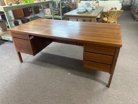 Modern Tone Mid Century Large Office Desk
