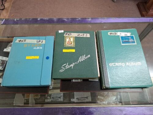 3 World Stamp Albums
