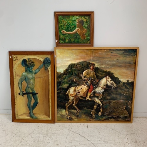 3 Original Framed Paintings