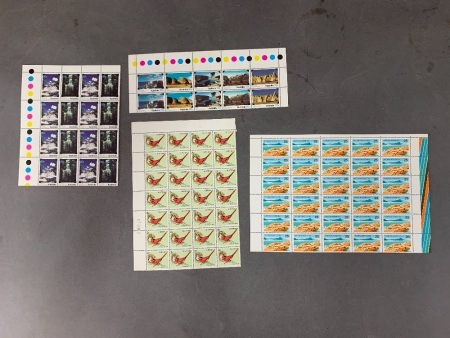 4 Blocks of Mint Australian Stamps - 3 x 1979 1 x 1976