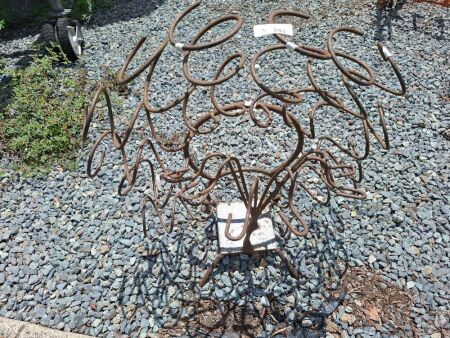 Metal Art Wine Rack