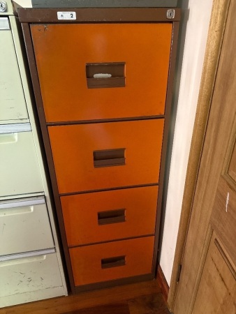 Metal filing cabinet