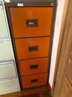 Metal filing cabinet
