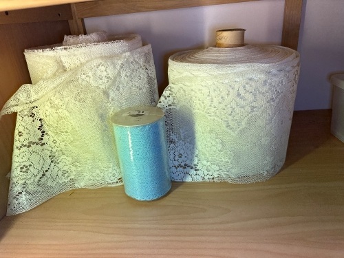 3 rolls of lace