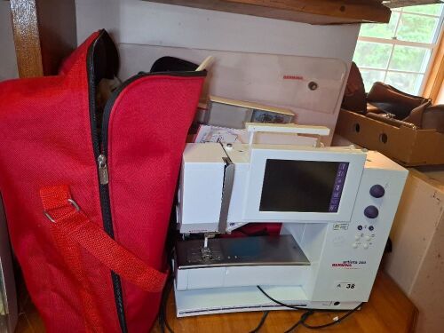 Bernina Artista 200 Sewing Machine Made in Switzerland - Incs Case, Equipment and More