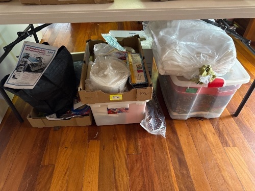 Large lot of quilting materials
