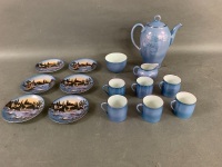 Swan Manor Vintage Czech Lustre Coffee Set - 2