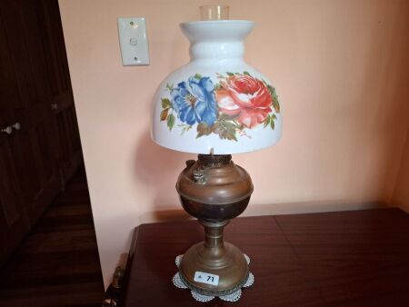 Miller Brass Oil Lamp