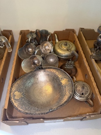 Mixed silver plate lot