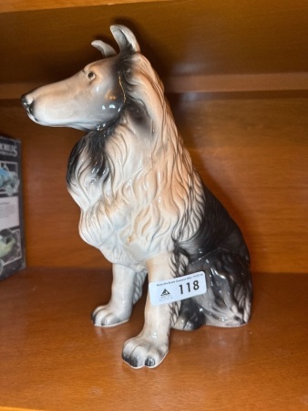 Ceramic Dog Statue