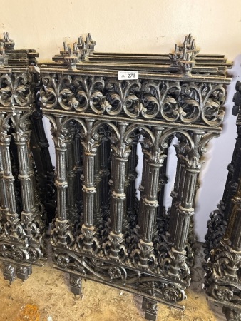 11 Cast Iron Veranda Lacework Frieze Black ( qty choice 273 - 276 )