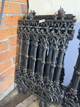 11 Cast Iron Veranda Lacework Frieze Black ( qty choice 273 - 276 )