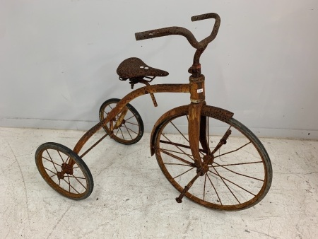 Vintage Cyclops Tricycle c1960's in Rusty Livery