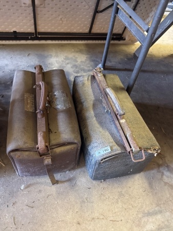 2 Vintage Gladstone Bags