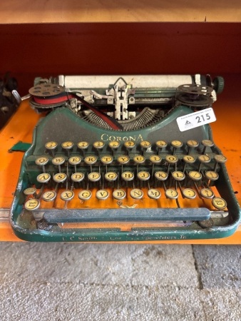 Corona LC Smith & Corona Co typewriter
