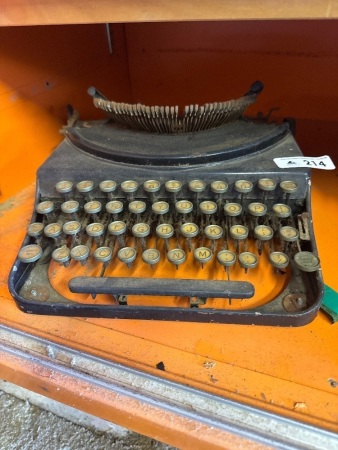 Vintage portable typewriter