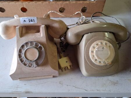 2 Vintage Dial Telephones