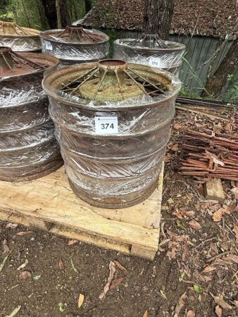 5x 1930 Ford Model A rims