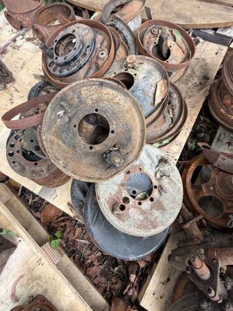 Ford Model A backing plates and braking components