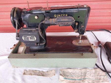 Seville Sewing Machine with case and electric foot pedal