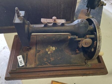 Vintage Sewing Machine with Case