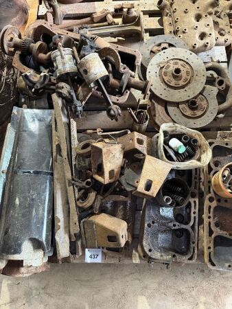 Ford Model A engine parts, cutch, mounts and splash aprons