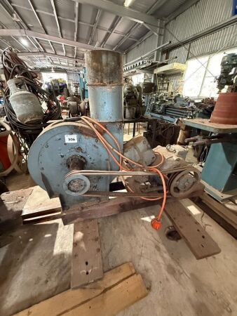 Industrial dust extractor - 3-phase