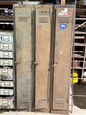 Lockable cabinets - twin and single