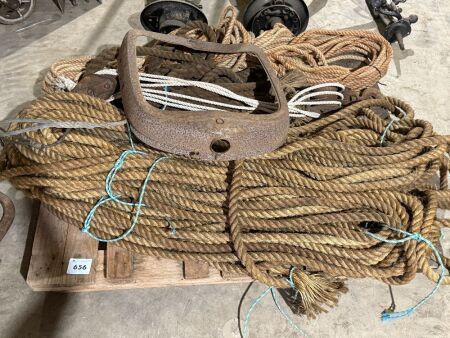 Large Quantity of Hemp & Nylon Rope