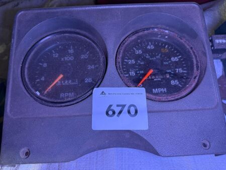 Truck Dash Cluster