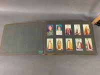 c1920's Cigarette Card Album inc. App. 250 Cards in 6 Sets inc, Trains, Wrestling, Miltary, Horses Etc - 3