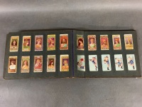 c1920's Cigarette Card Album inc. App. 250 Cards in 6 Sets inc, Trains, Wrestling, Miltary, Horses Etc - 6