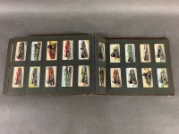 c1920's Cigarette Card Album inc. App. 250 Cards in 6 Sets inc, Trains, Wrestling, Miltary, Horses Etc - 7