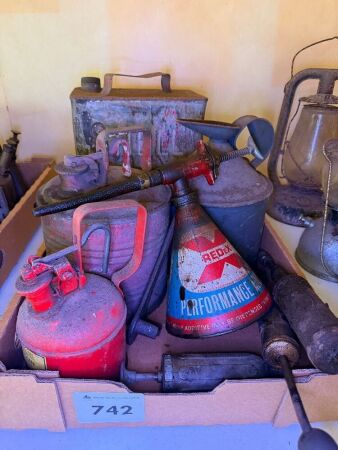 Asst. Vintage Oil Cans