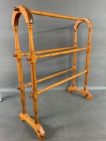 Arched Timber Towel Rail - 2