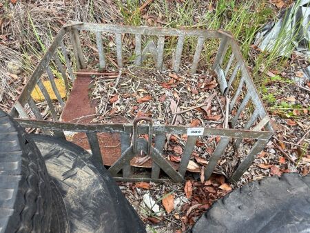 Galvanised steel crate