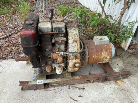 2 Cyl Lister stationary engine