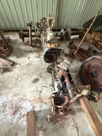 Bones of a Massey Ferguson tractor - grey