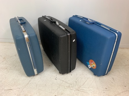 3 Smasonite Suitcases - Borders are Open Soon