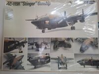 Testors ac-119k Stinger Gunship 1:72 scale Model Plane - 2