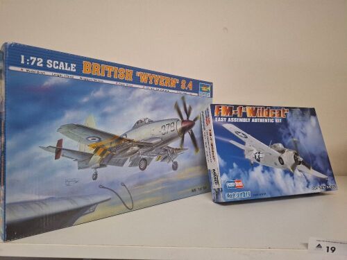 Trumpeter British Wyvern S.4 1:72 Model Plane Hobby Boss FM-1 Wildcat 1:72 Model Plane