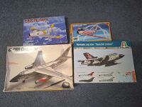 Testors Douglass B-66B Destroyer 1:72, Italeri Tornado IDS/ECR Special colours 1:48, PM model Canadair F-86E Sabre White Sands,Hobby boss F86F-30 sabre 1:72