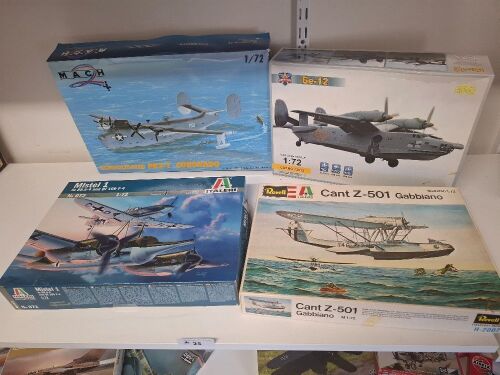 Mach Consolidated PB2-Y Coronda, Italeri Mistel 1 1:72, Revell Cant z-501 1:72 & Model svit Be-12 1:72